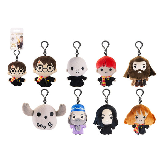 Harry Potter Clip-On Plüschfiguren 12 cm Sortiment (12)   - Versand: 5-7 Tage nach Bestellung