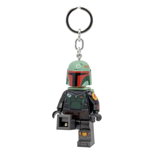 LEGO Star Wars Schlüsselanhänger mit Leuchtfunktion Boba Fett 8 cm                    - Preorder - ETA: 09.10.2025