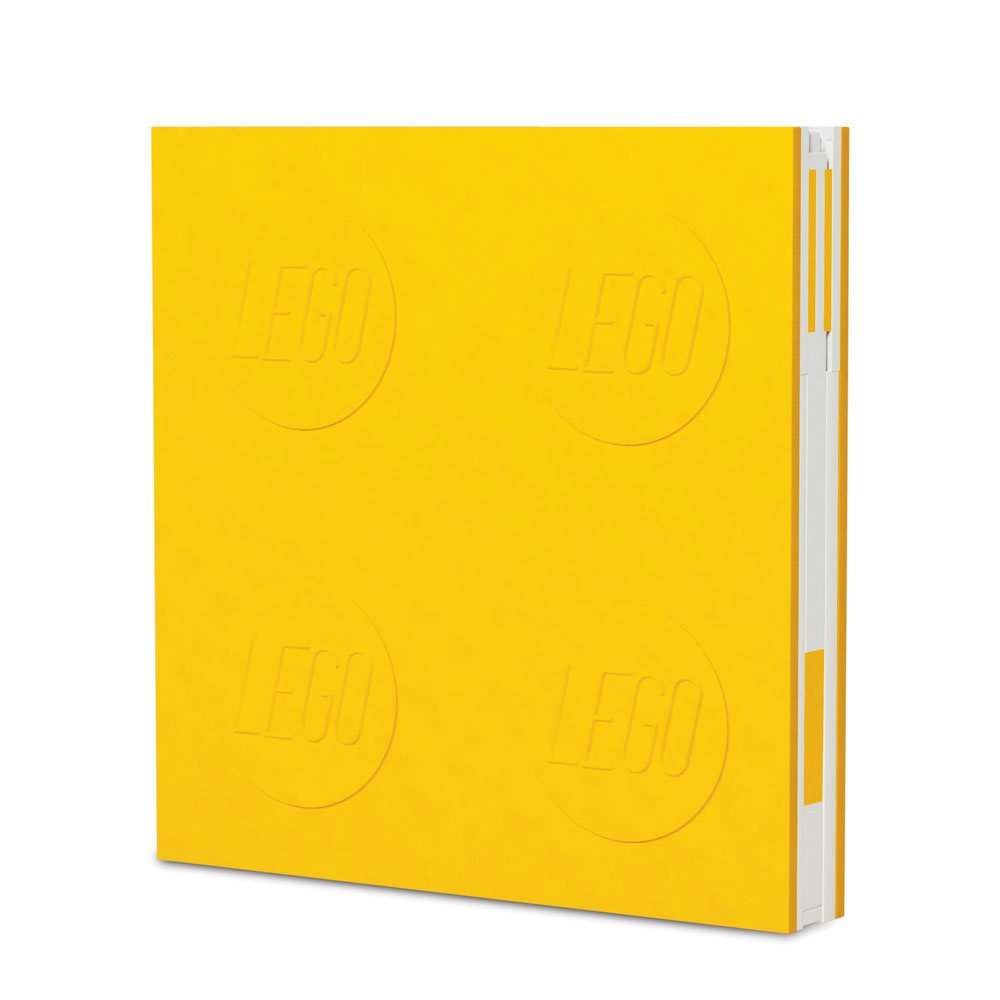LEGO Notizbuch mit Stift Gelb   - Versand: 5-7 Tage nach Bestellung