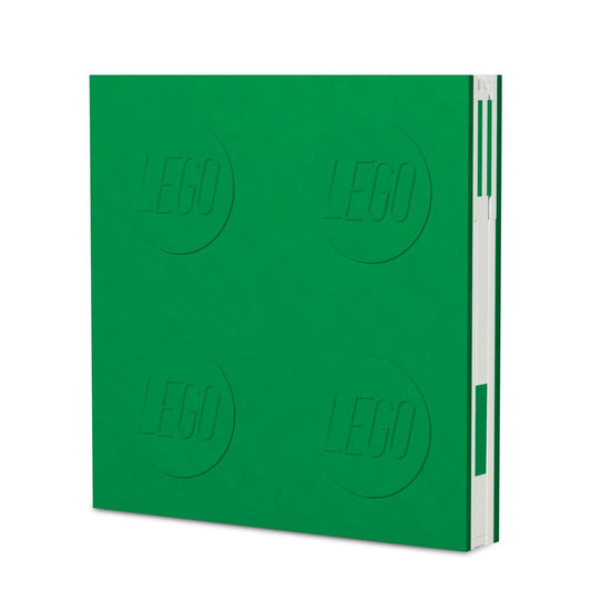 LEGO Notizbuch mit Stift Grün   - Versand: 5-7 Tage nach Bestellung