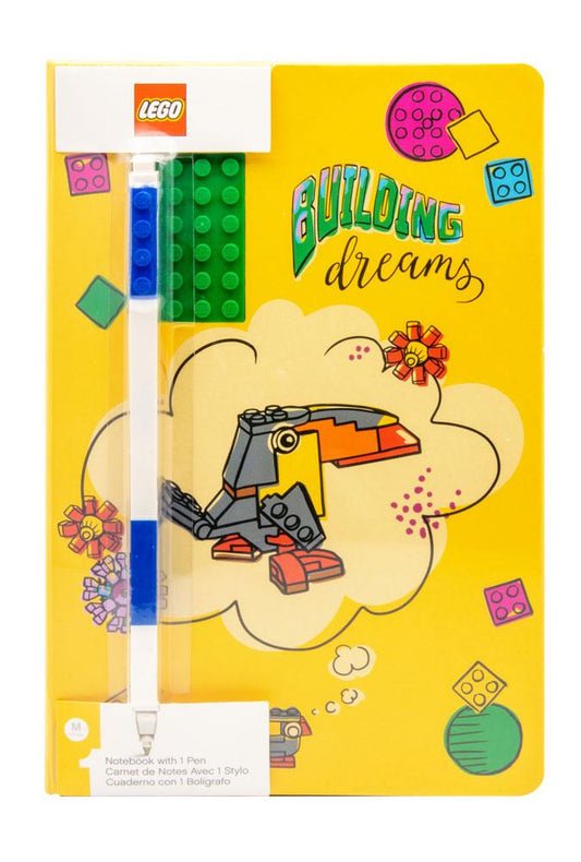 LEGO Notizbuch mit Stift Building   - Versand: 5-7 Tage nach Bestellung