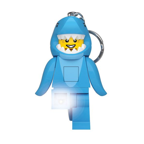 LEGO Classic Schlüsselanhänger mit Leuchtfunktion Hai 8 cm - Versand: 5-7 Tage nach Bestellung