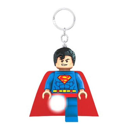 LEGO DC Comics Schlüsselanhänger mit Leuchtfunktion Superman 8 cm                      - Versand: 7 Tage nach Bestellung