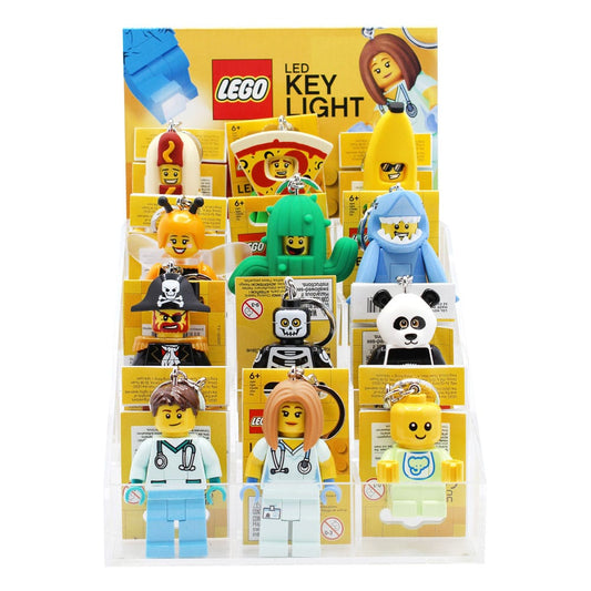 LEGO Acryl Verkaufsdisplay / Thekendisplay mit 12 Schlüsselanhängern mit Leuchtfunktion       - Preorder - ETA: 10.12.2025