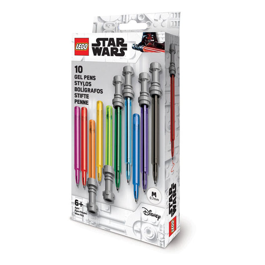 LEGO Star Wars Gelstifte 10-er Pack Lichtschwert    - Preorder - ETA: 25.09.2025