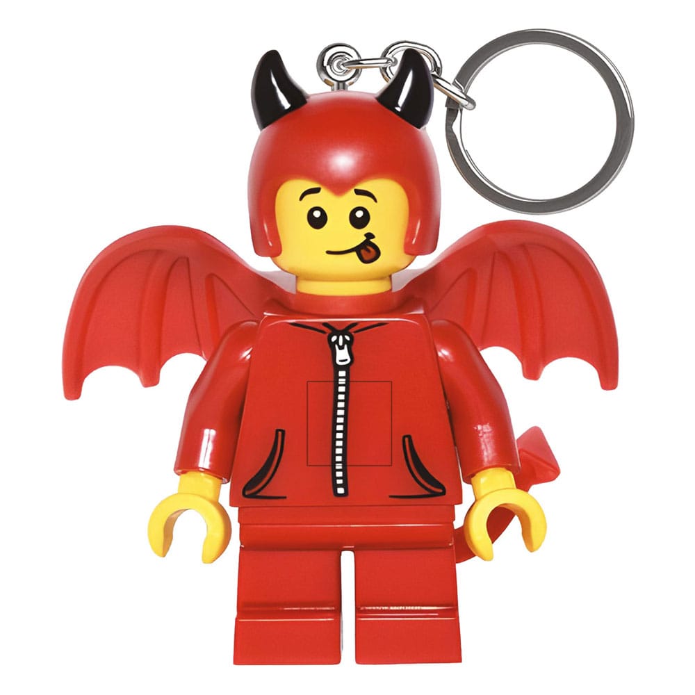 LEGO Minifigures Schlüsselanhänger mit Leuchtfunktion Kleiner Teufel 8 cm              - Versand: 7 Tage nach Bestellung