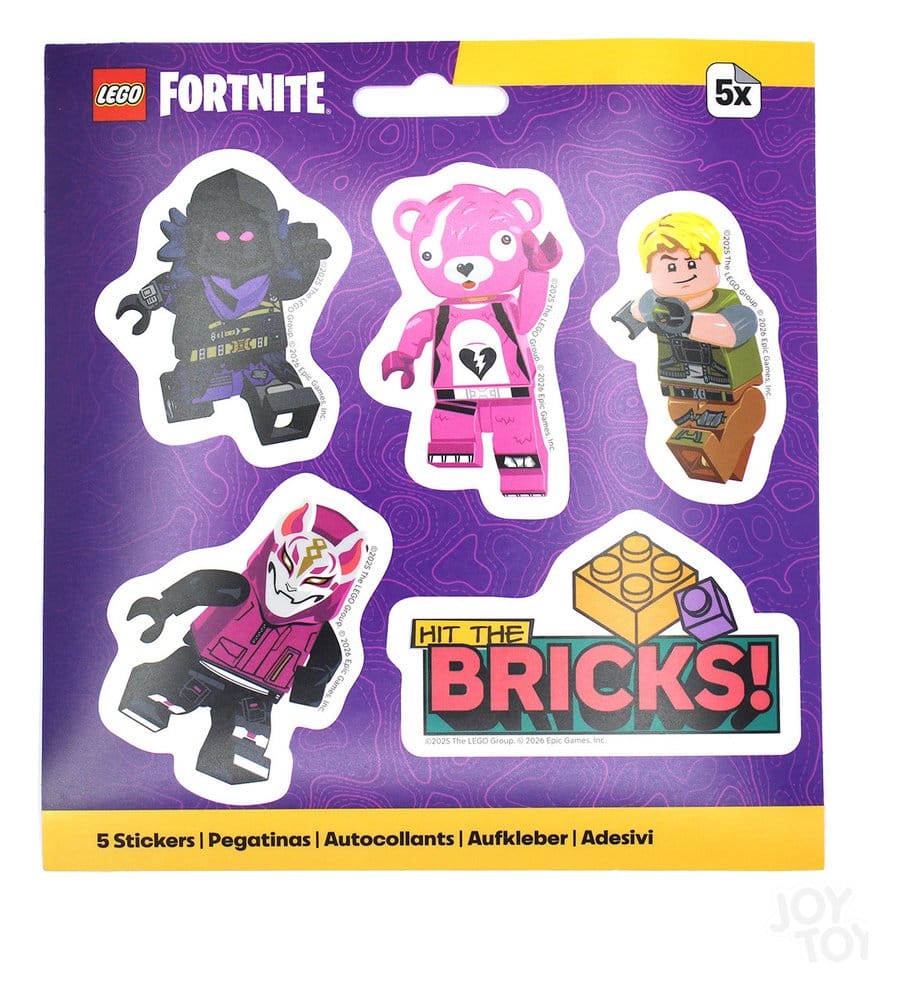Lego Fortnite Sticker Set Hit The Bricks (5) - Preorder - ETA: 25.09.2026