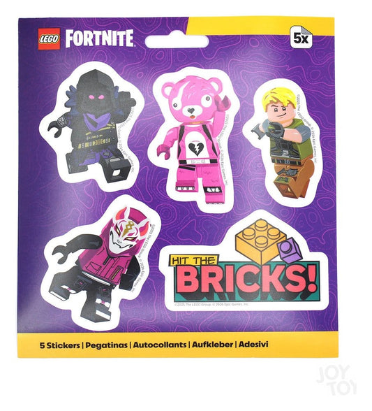 Lego Fortnite Sticker Set Hit The Bricks (5) - Preorder - ETA: 25.09.2026