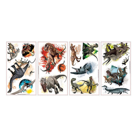 Jurassic World Wandaufkleber 13 x 27 cm - Versand: 5-7 Tage nach Bestellung