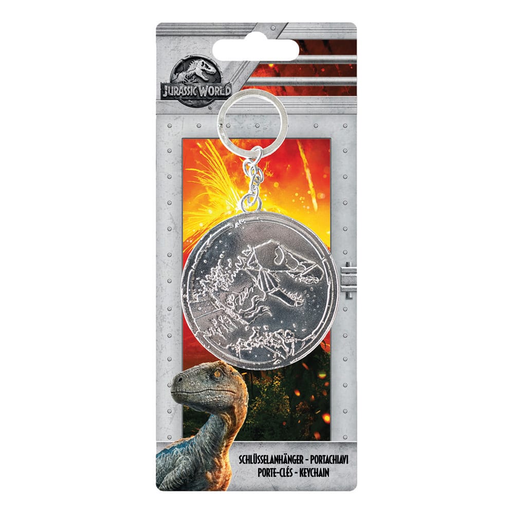 Jurassic World Metall Schlüsselanhänger T-Rex  - Preorder - ETA: 09.10.2025