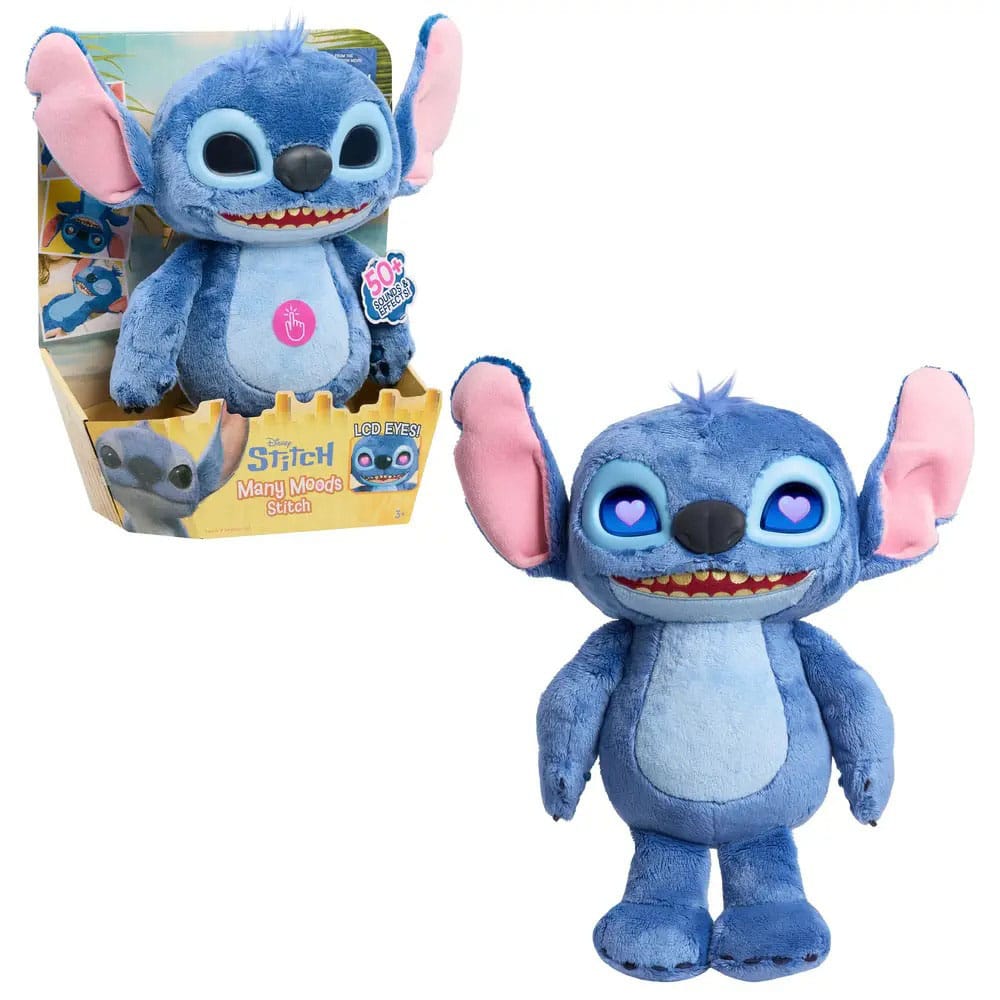Lilo & Stitch Plüschfigur mit LCD-Spezialeffekte und Sounds The Many Mood Stitch 36 cm  - Versand: 7 Tage nach Bestellung