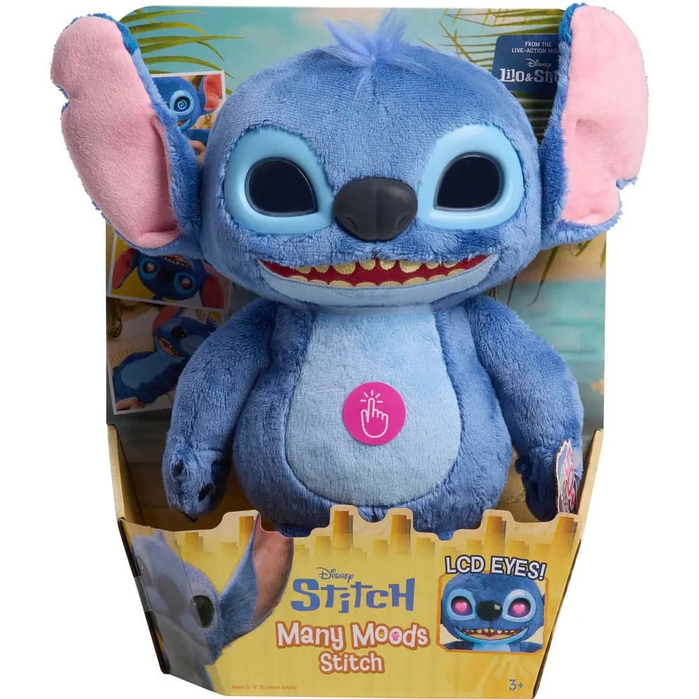 Lilo & Stitch Plüschfigur mit LCD-Spezialeffekte und Sounds The Many Mood Stitch 36 cm  - Versand: 7 Tage nach Bestellung