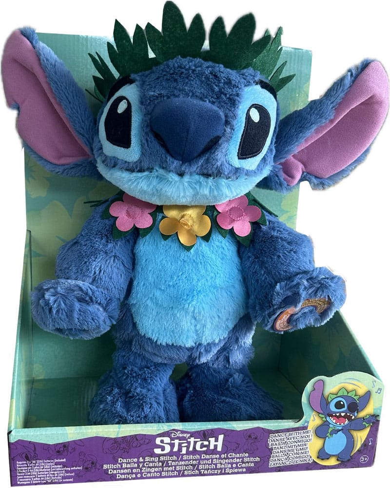 Lilo & Stitch Plüschfigur mit Tanz und Sing Funktion Stitch 38 cm  - Preorder - ETA: 08.06.2026