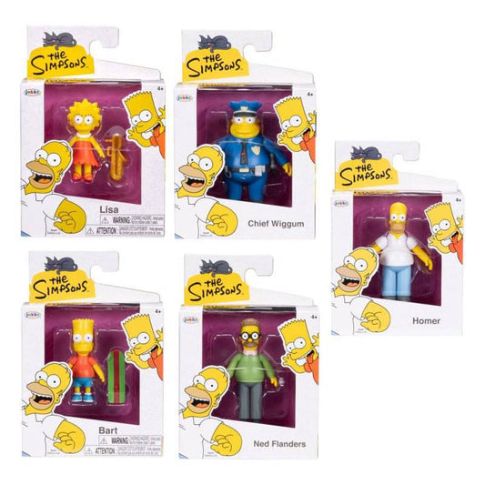 Simpsons Minifiguren Wave 1 6 cm Sortiment (8)         - Versand: 5-7 Tage nach Bestellung