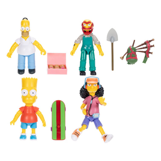 Simpsons Minifiguren Wave 1 13 cm Sortiment (6)    - Versand: 5-7 Tage nach Bestellung