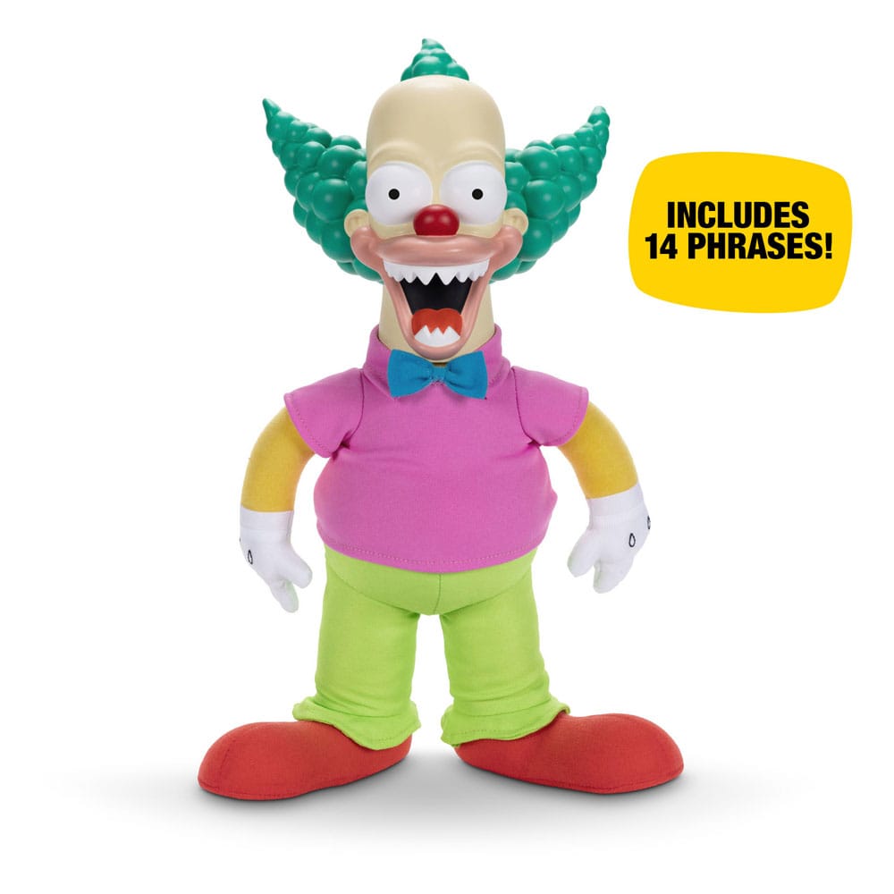Simpsons Feature Plüschfigur sprechend Krusty 44 cm *Englische Version*  - Versand: 5-7 Tage nach Bestellung