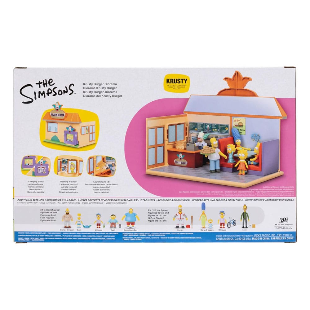 Simpsons Minifiguren Spielset Krusty Burger   - Versand: 5-7 Tage nach Bestellung