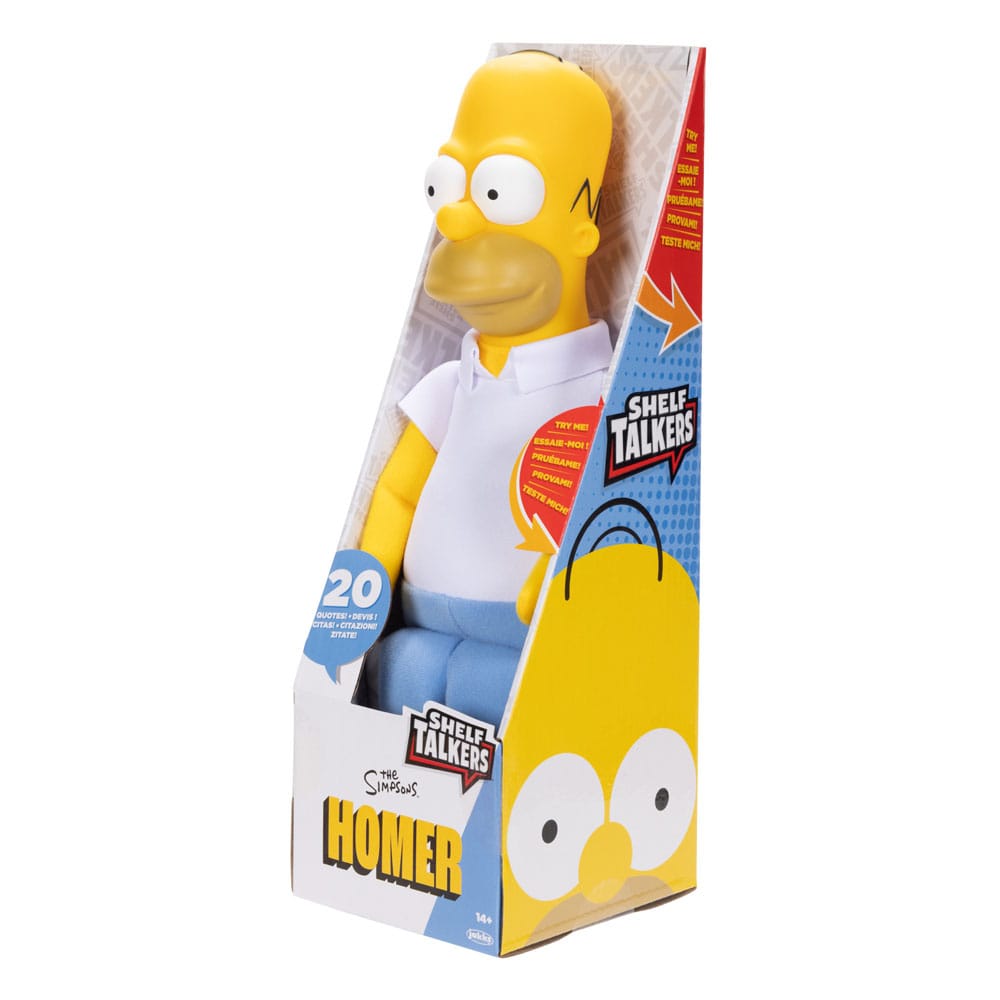Simpsons Plüschfigur sprechend Homer 33 cm *Englische Version*      - Versand: 7 Tage nach Bestellung