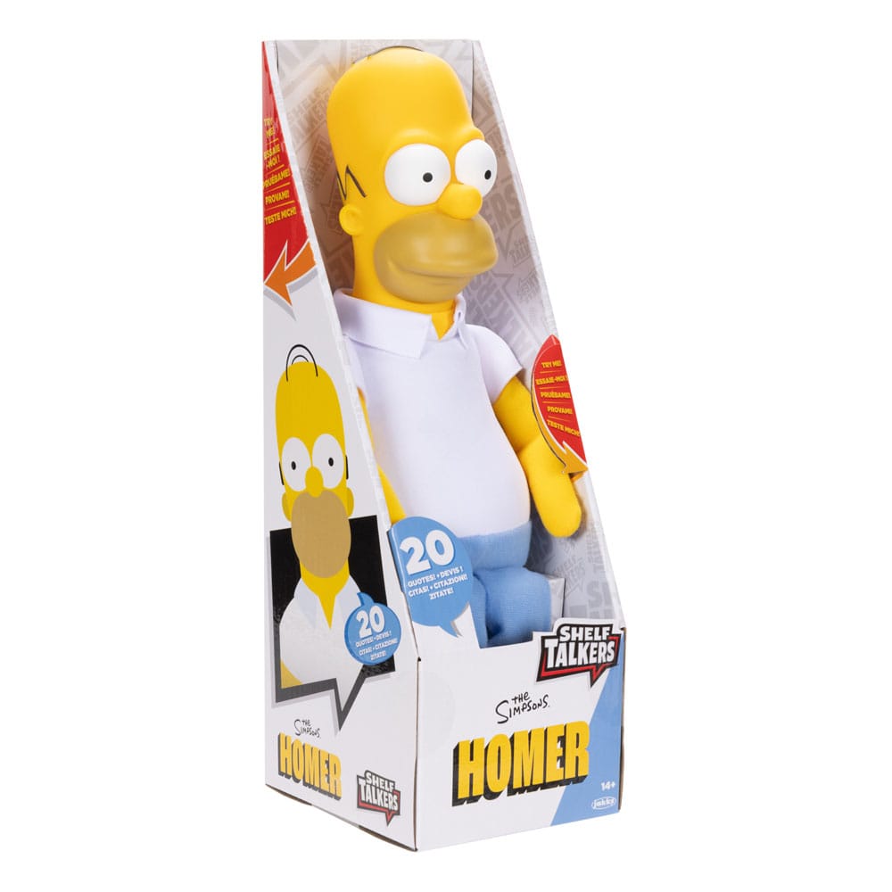 Simpsons Plüschfigur sprechend Homer 33 cm *Englische Version*      - Versand: 7 Tage nach Bestellung