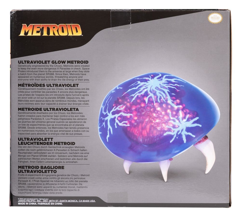 World of Nintendo Metroid Prime Actionfigur Metroid Ultraviolet Glow 15 cm       - Preorder - ETA: 24.06.2026