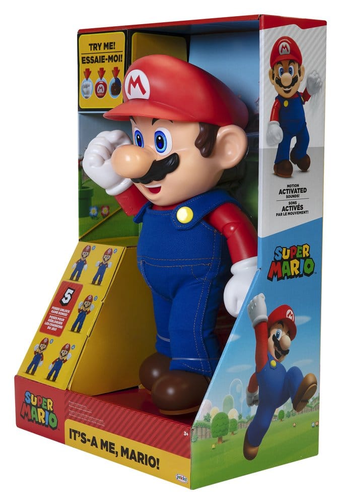 Super Mario Sprechende Actionfigur It's-A Me! Mario 36 cm  - Preorder - ETA: 24.06.2026