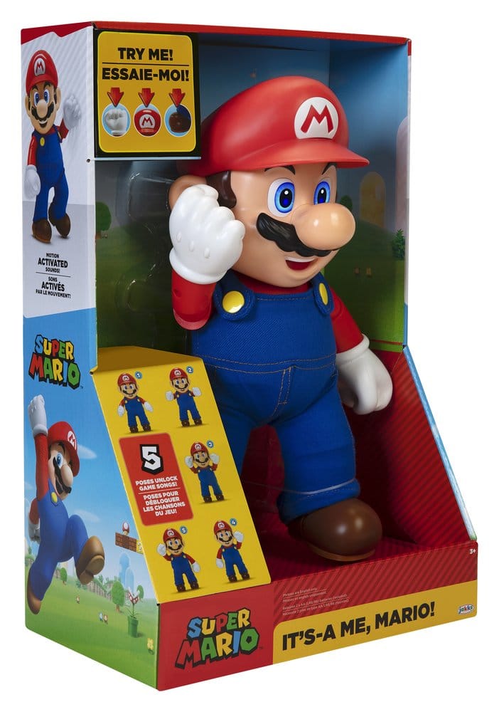 Super Mario Sprechende Actionfigur It's-A Me! Mario 36 cm  - Preorder - ETA: 24.06.2026