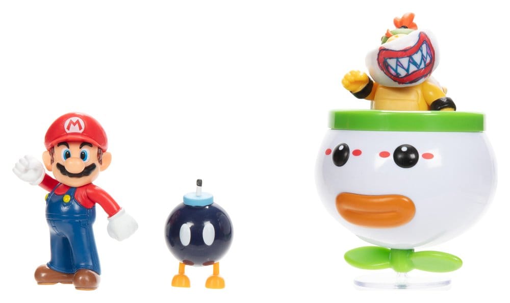 World of Nintendo Minifiguren 2er-Pack Mario and Bowser Jr. Clown Car 6 cm - Preorder - ETA: 24.06.2026