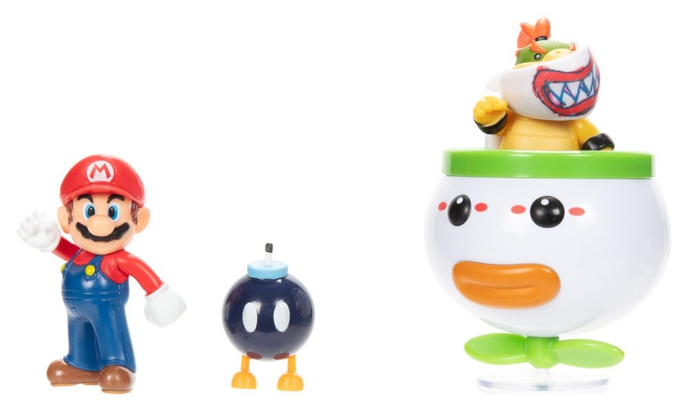 World of Nintendo Minifiguren 2er-Pack Mario and Bowser Jr. Clown Car 6 cm - Preorder - ETA: 24.06.2026
