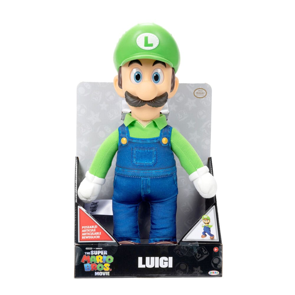 Der Super Mario Bros. Film Plüschfigur Luigi 30 cm - Versand: 5-7 Tage nach Bestellung