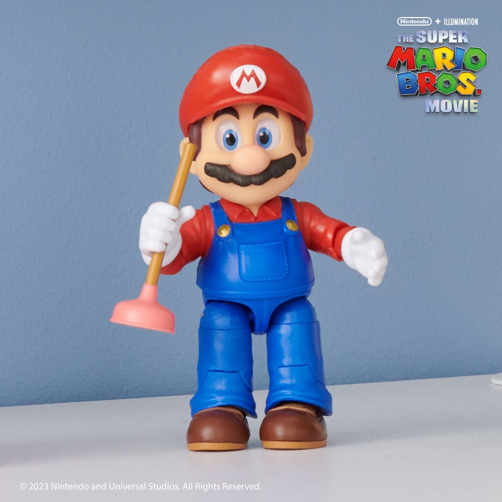 Der Super Mario Bros. Film Actionfigur Mario 13 cm - Versand: 5-7 Tage nach Bestellung