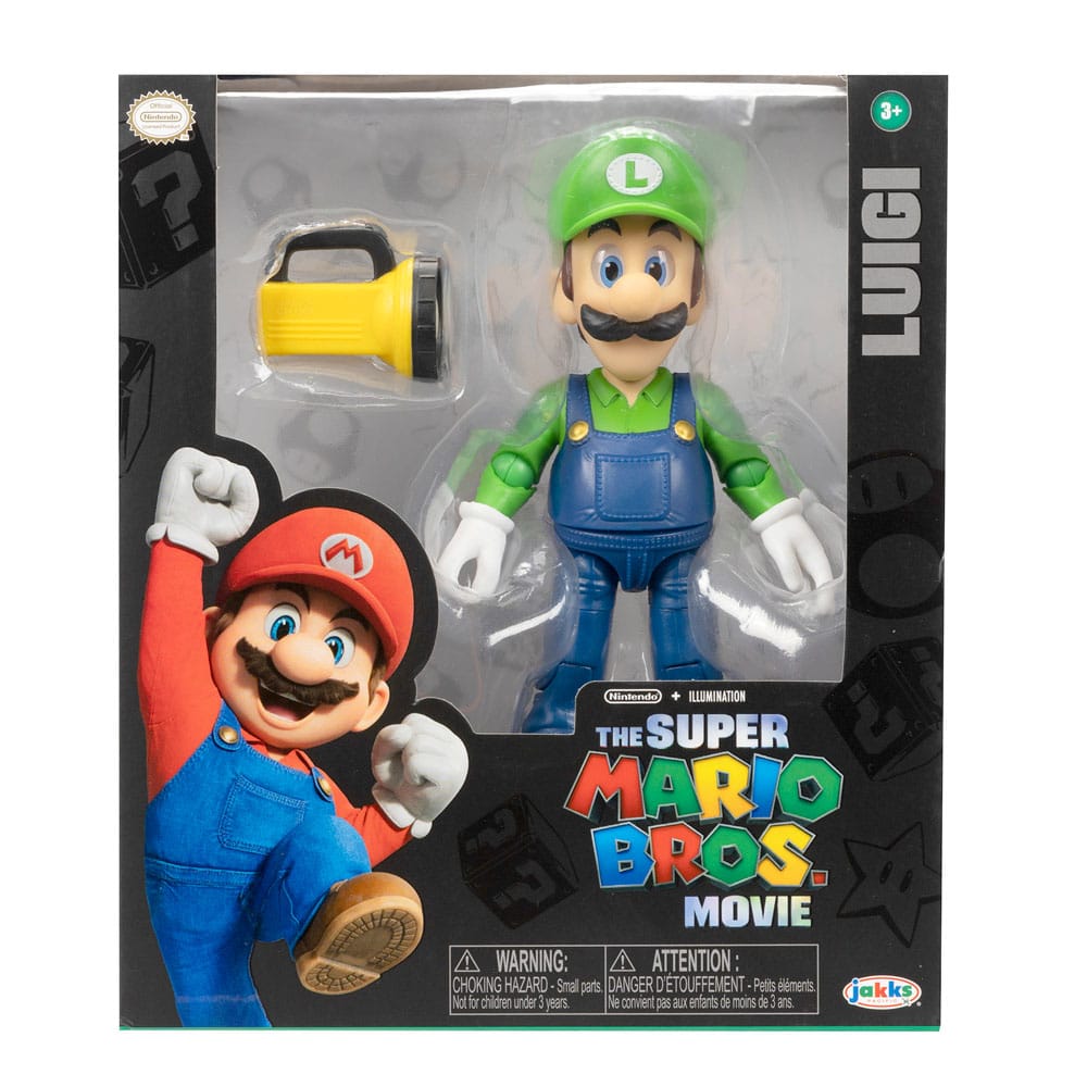 Der Super Mario Bros. Film Actionfigur Luigi 13 cm  - Versand: 5-7 Tage nach Bestellung