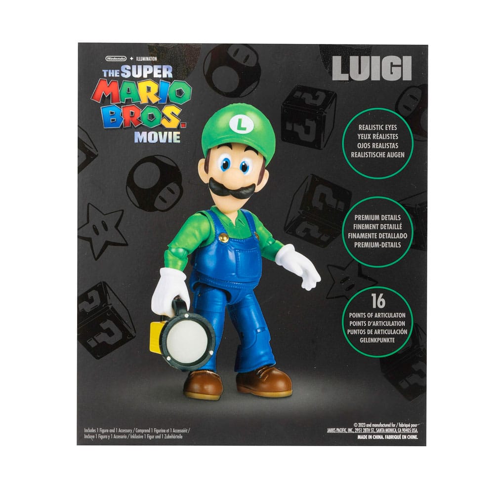 Der Super Mario Bros. Film Actionfigur Luigi 13 cm  - Versand: 5-7 Tage nach Bestellung