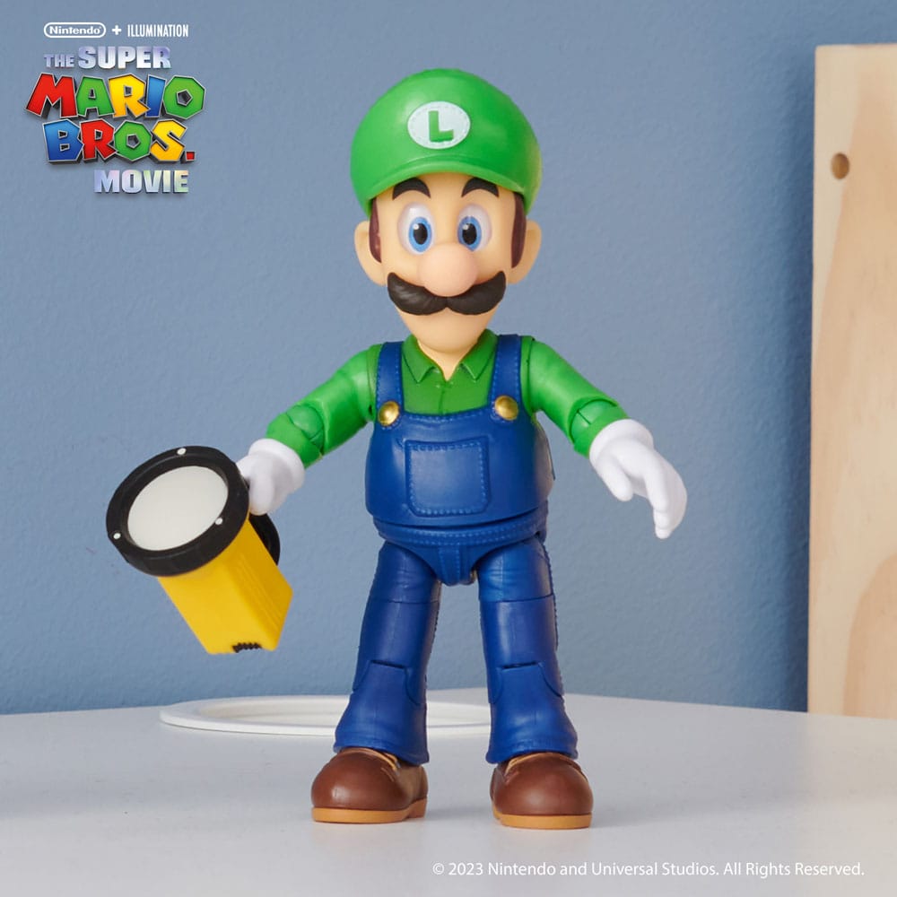 Der Super Mario Bros. Film Actionfigur Luigi 13 cm  - Versand: 5-7 Tage nach Bestellung