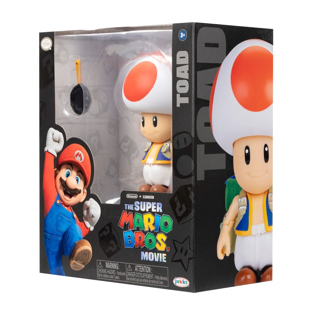 Der Super Mario Bros. Film Actionfigur Toad 13 cm - Versand: 5-7 Tage nach Bestellung
