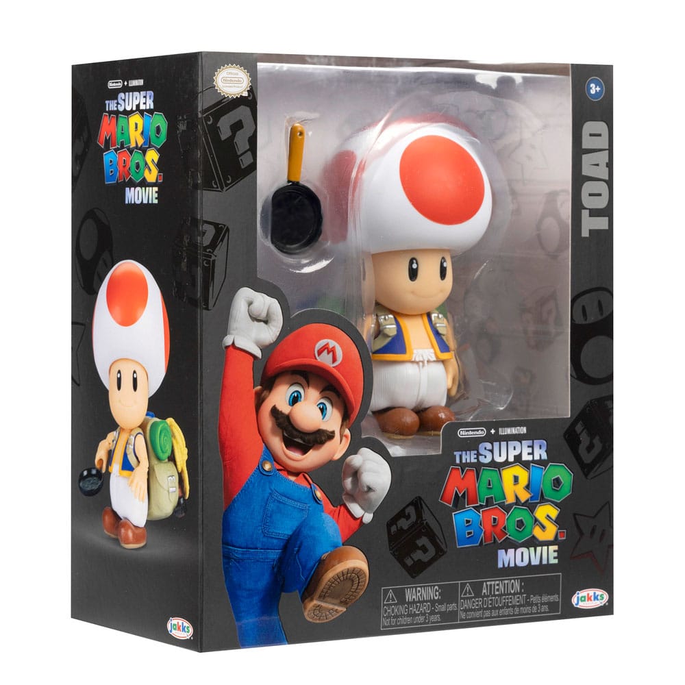 Der Super Mario Bros. Film Actionfigur Toad 13 cm - Versand: 5-7 Tage nach Bestellung