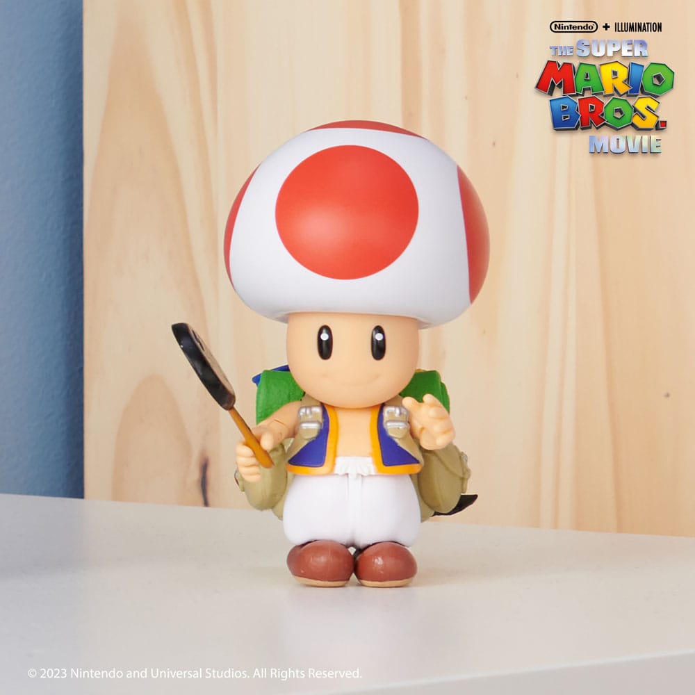 Der Super Mario Bros. Film Actionfigur Toad 13 cm - Versand: 5-7 Tage nach Bestellung
