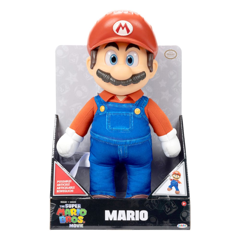 Der Super Mario Bros. Film Plüschfigur Mario 30 cm - Versand: 5-7 Tage nach Bestellung