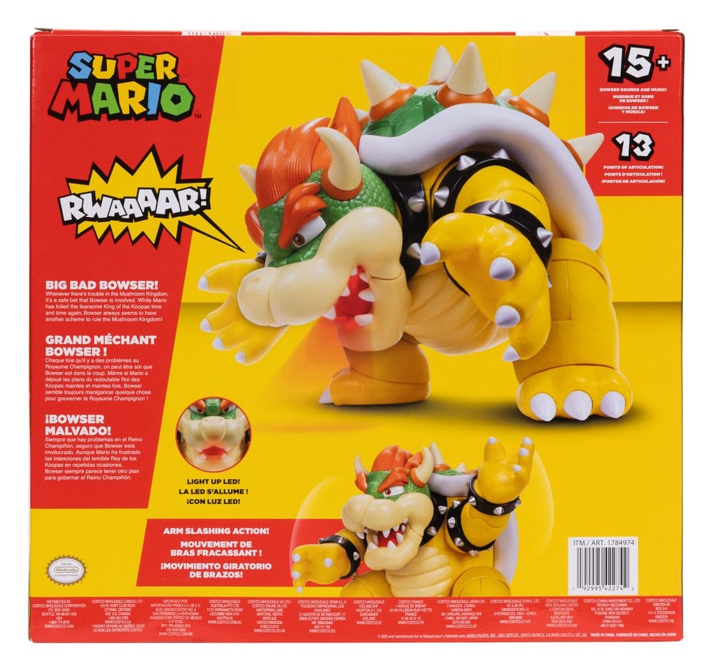 Super Mario Actionfigur Big Bad Bowser 30 cm       - Preorder - ETA: 24.06.2026