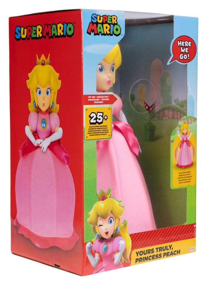 Super Mario Sprechende Actionfigur Yours Truly Princess Peach 36 cm - Preorder - ETA: 20.06.2026