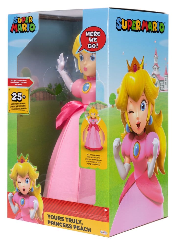 Super Mario Sprechende Actionfigur Yours Truly Princess Peach 36 cm - Preorder - ETA: 20.06.2026