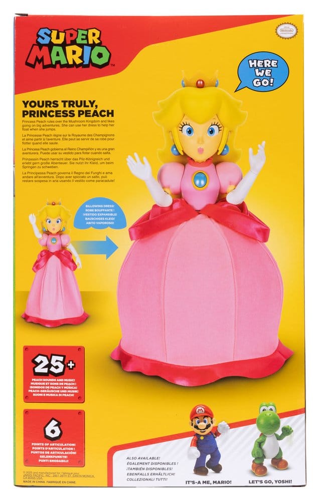 Super Mario Sprechende Actionfigur Yours Truly Princess Peach 36 cm - Preorder - ETA: 20.06.2026