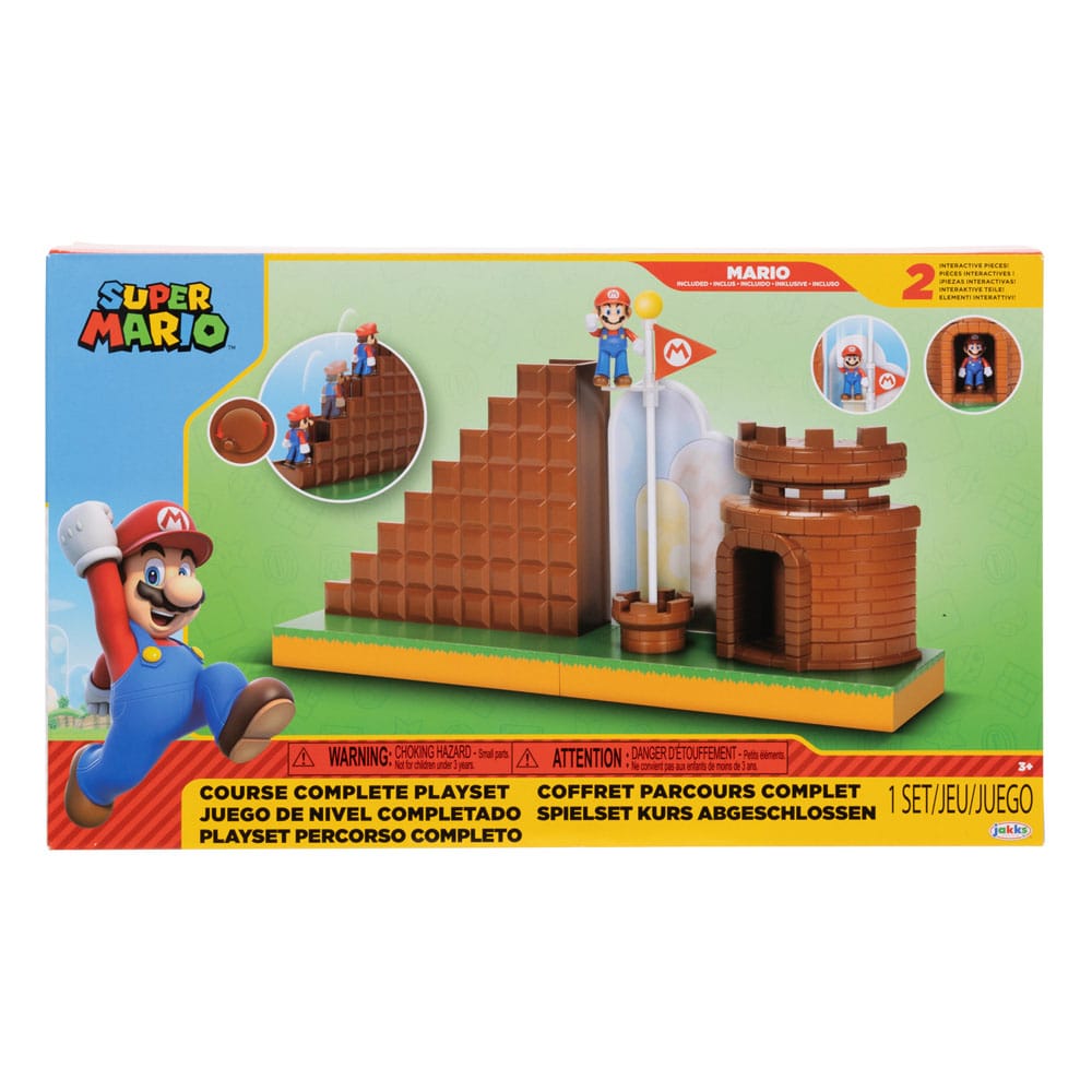 World of Nintendo Super Mario Minifiguren Spielset End Level    - Versand: 5-7 Tage nach Bestellung