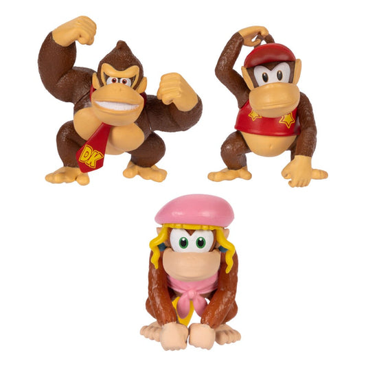 World of Nintendo Minifiguren Donkey Kong 6 cm Sortiment (16)            - Versand: 7 Tage nach Bestellung