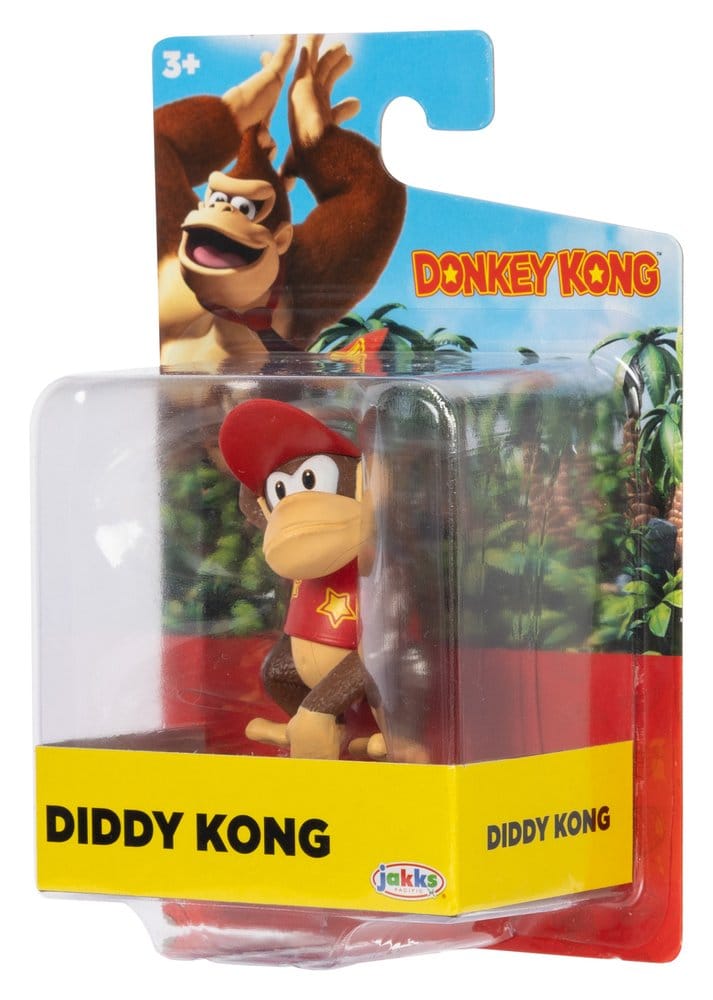 World of Nintendo Minifiguren Donkey Kong 6 cm Sortiment (16)            - Versand: 7 Tage nach Bestellung