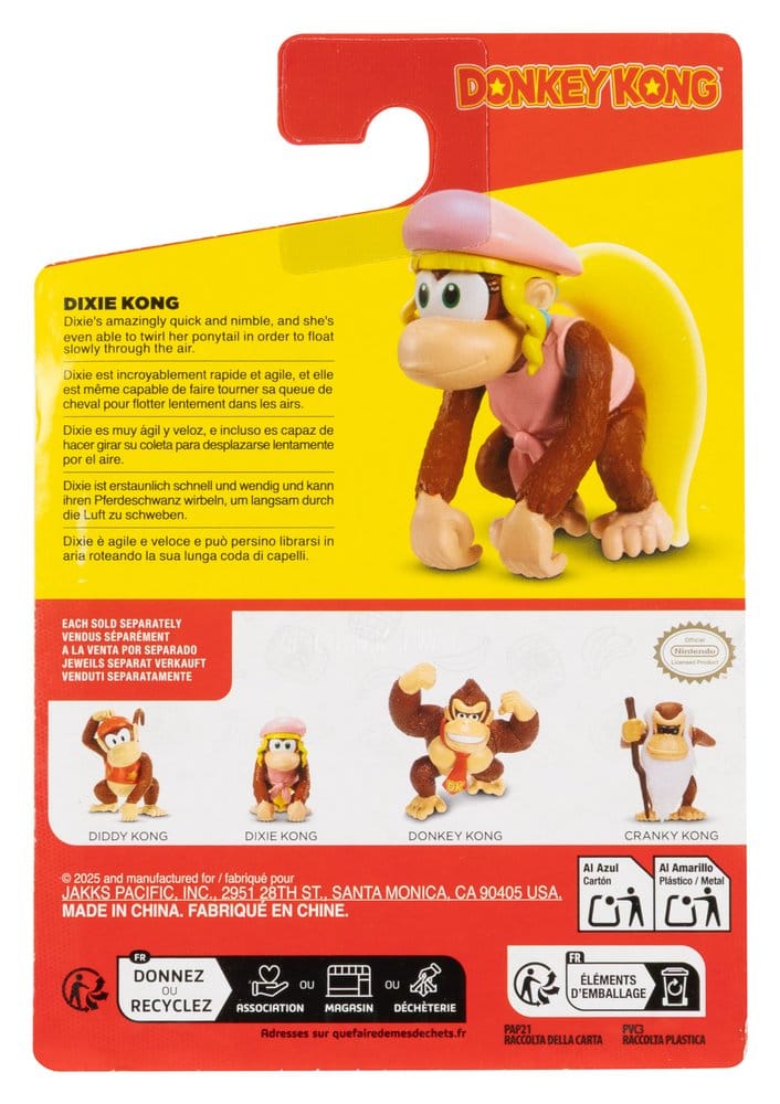 World of Nintendo Minifiguren Donkey Kong 6 cm Sortiment (16)            - Versand: 7 Tage nach Bestellung