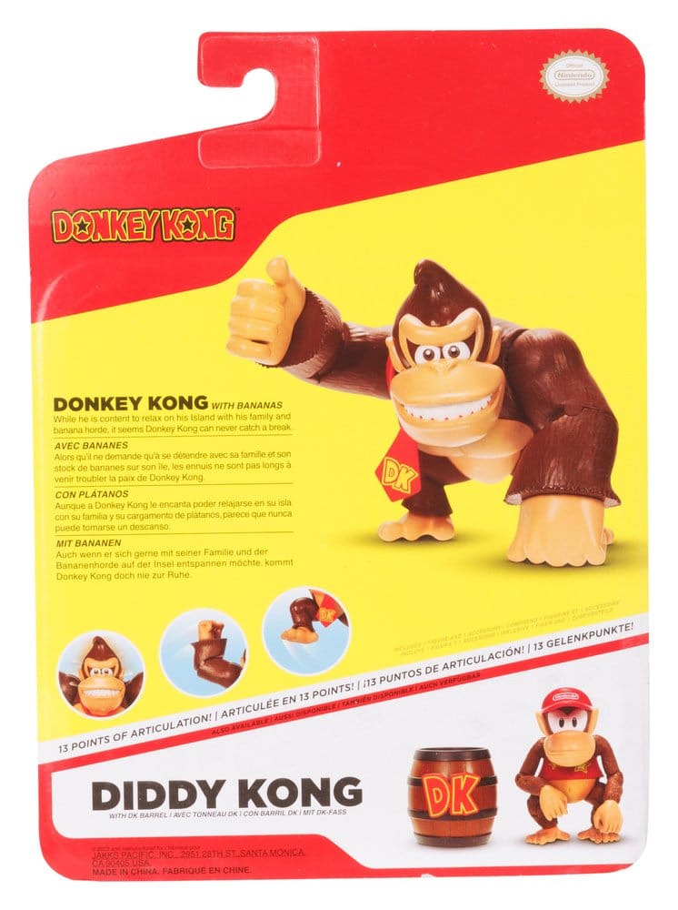 World of Nintendo Minifiguren Donkey Kong 6 cm Sortiment (16)            - Versand: 7 Tage nach Bestellung