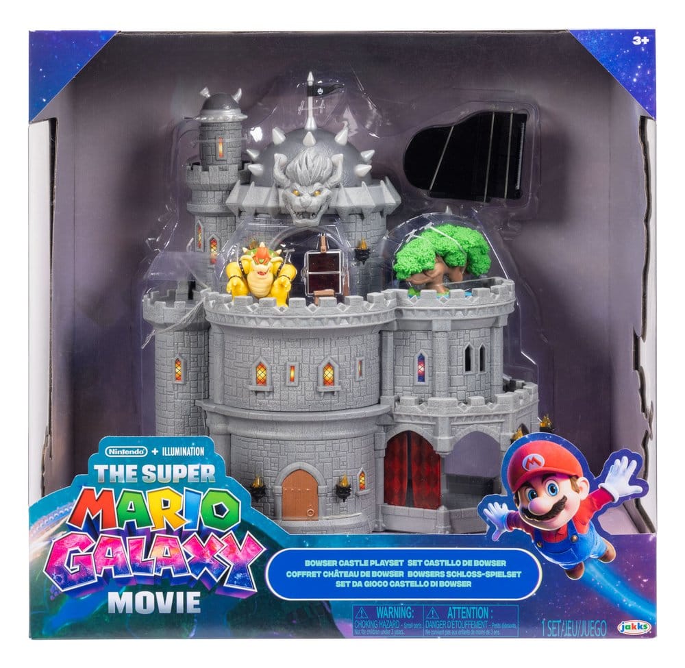 Der Super Mario Galaxy Film Deluxe Spielset mit 1 Minifigur Bowsers Schloss - Versand: 7 Tage nach Bestellung