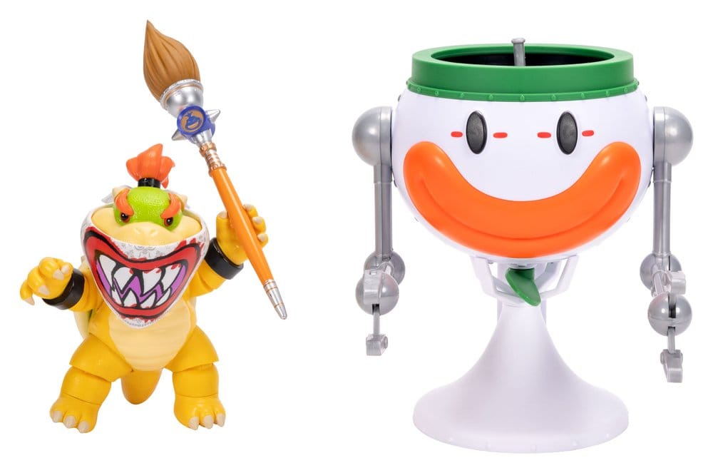 Der Super Mario Galaxy Film Actionfigur Bowser Jr. with Clown Car 13 cm - Versand: 7 Tage nach Bestellung