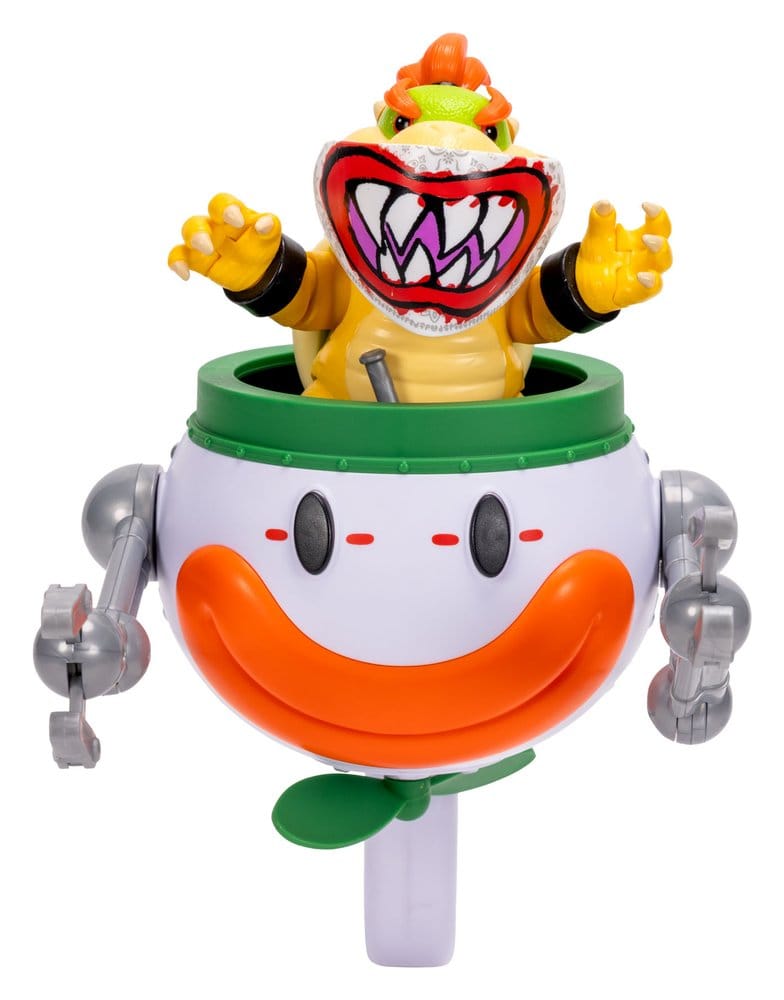 Der Super Mario Galaxy Film Actionfigur Bowser Jr. with Clown Car 13 cm - Versand: 7 Tage nach Bestellung