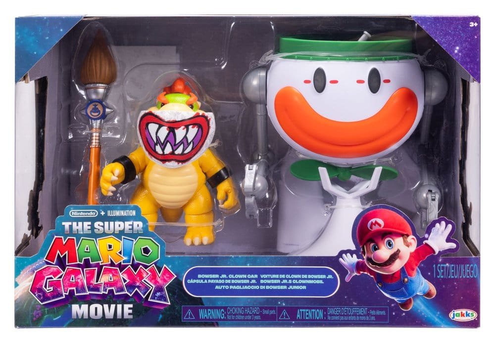 Der Super Mario Galaxy Film Actionfigur Bowser Jr. with Clown Car 13 cm - Versand: 7 Tage nach Bestellung